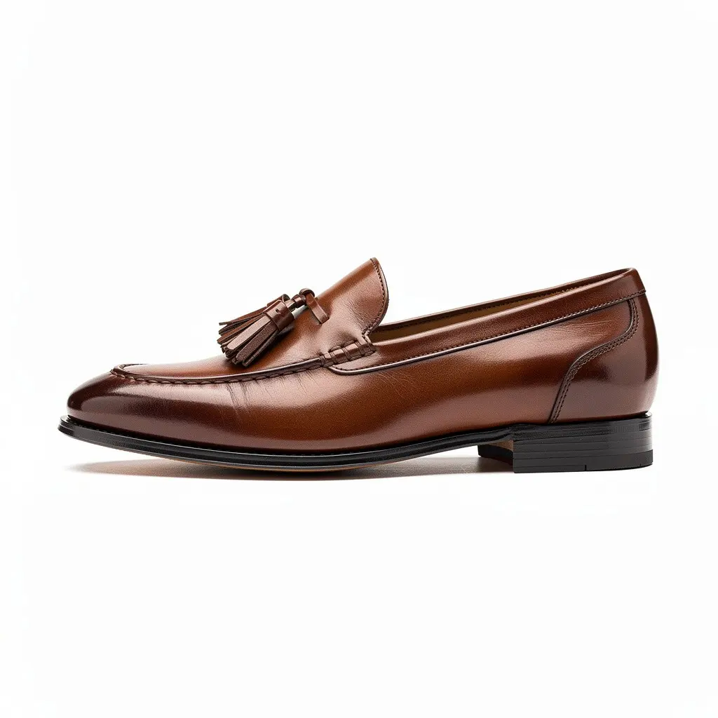 Leather Loafers Tassel Route-Ready