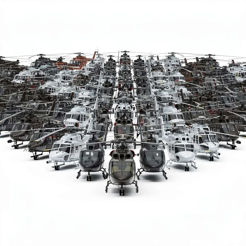 Lifetime Supply of Helicopters Route-Ready