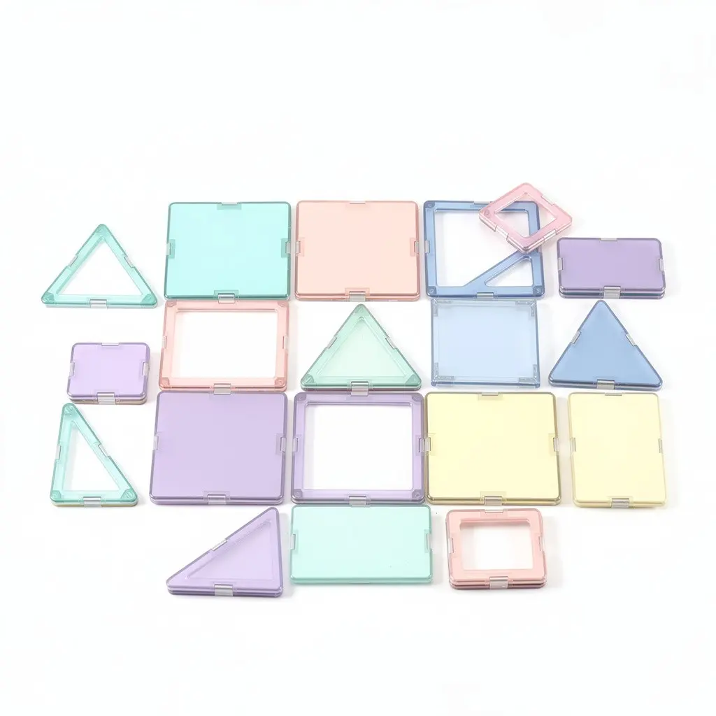 Magnetic Tiles (100pc) Pastel Dopamine Variant