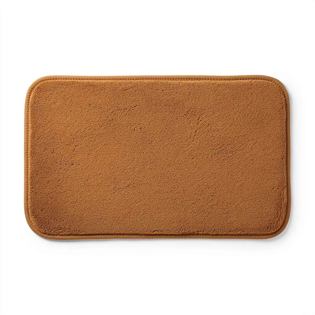 Memory Foam Bath Mat Teak Route-Ready