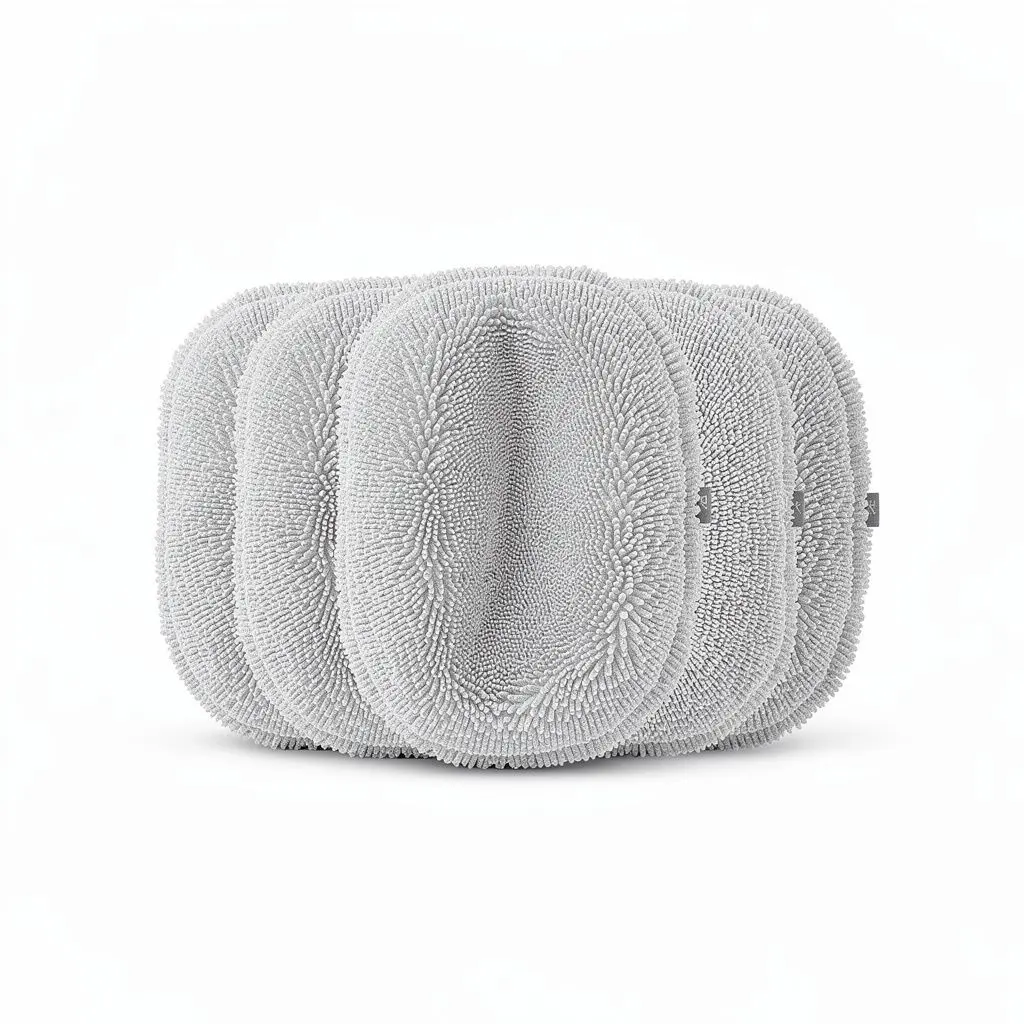 Microfiber Wash Mitt Kit Detailing Cart Theater Cut