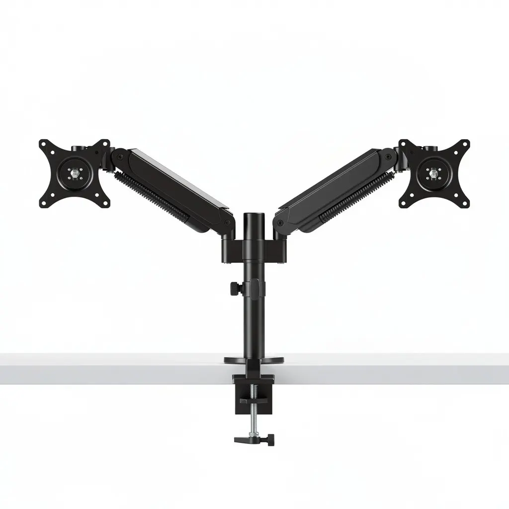 Monitor Arm Dual Gas-Spring Wish Drop