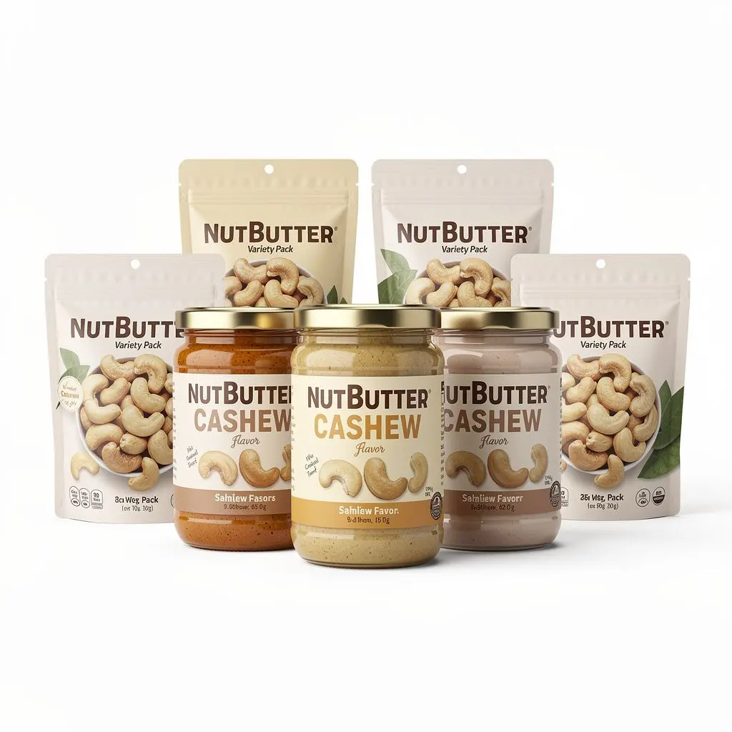 Nut Butter Variety Pack Cashew Cart Theater Cut