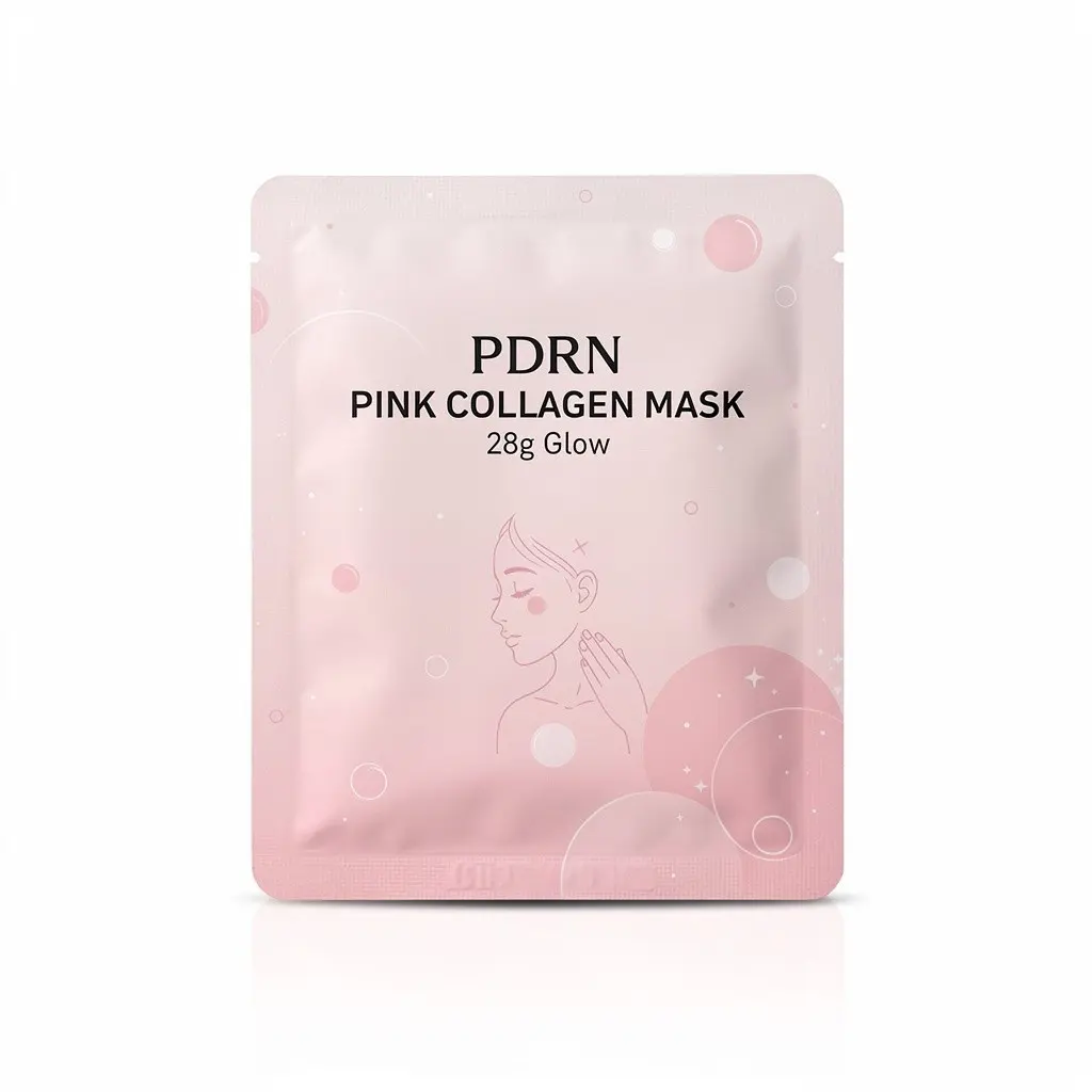PDRN Pink Collagen Mask 28g Glow Wish Drop