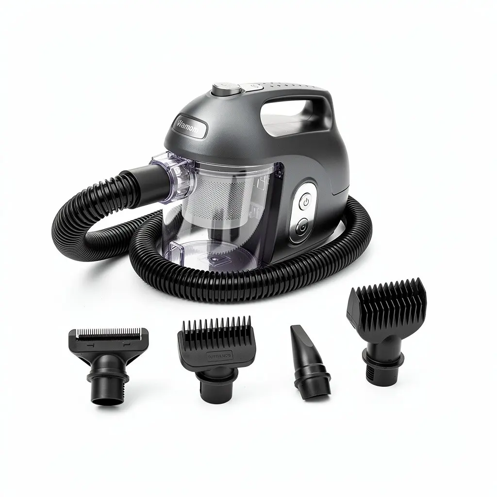 Pet Grooming Vacuum Kit 5-in-1 Dopamine Variant