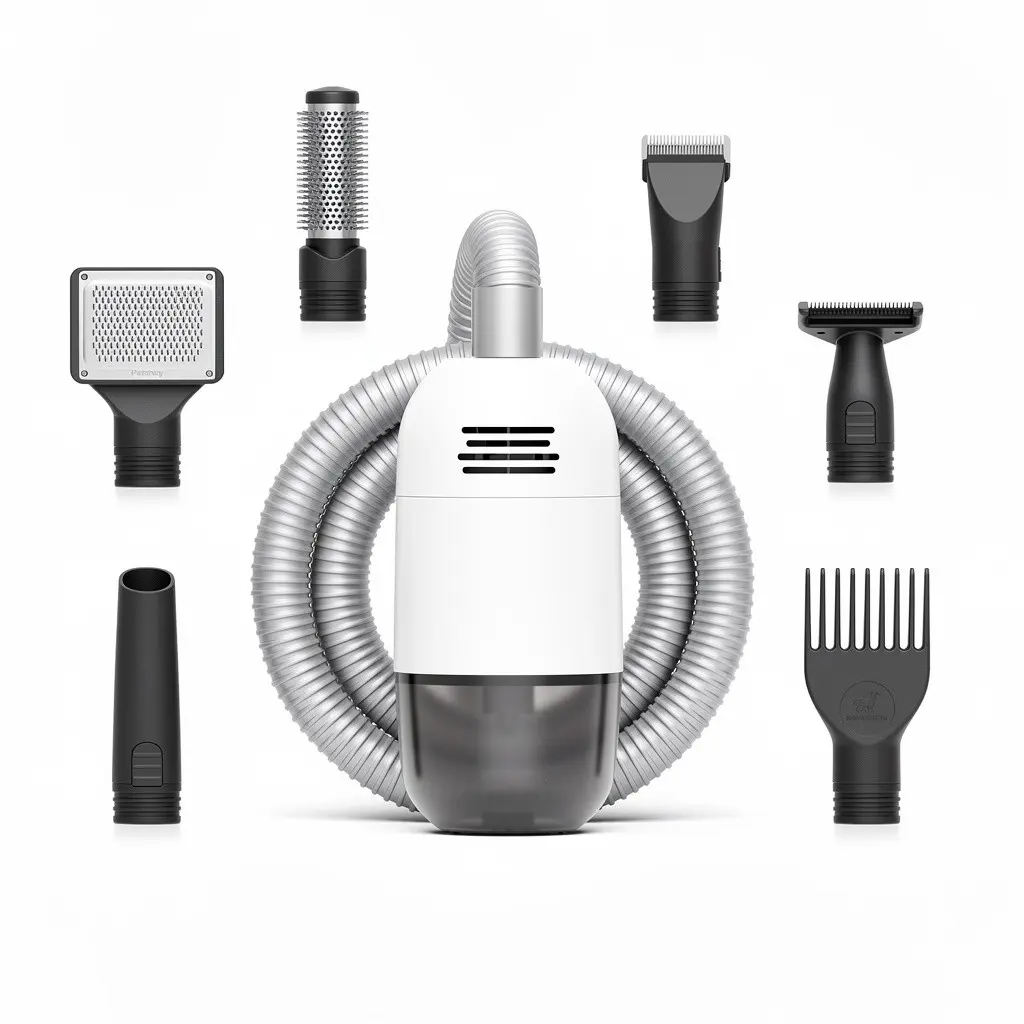 Pet Grooming Vacuum Kit Low-Noise Route-Ready