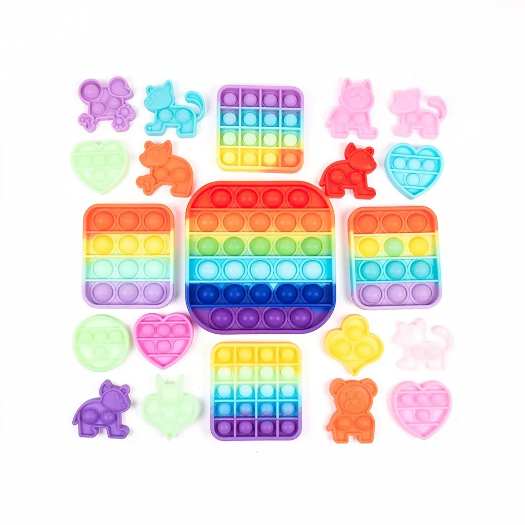 Pop-It Fidget Mega Pack Glow Dopamine Variant