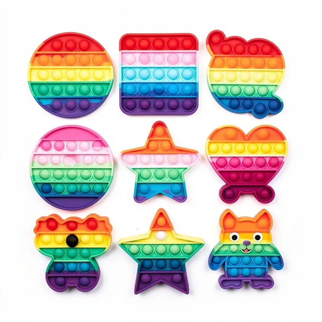 Pop-It Fidget Mega Pack Shapes Wish Drop