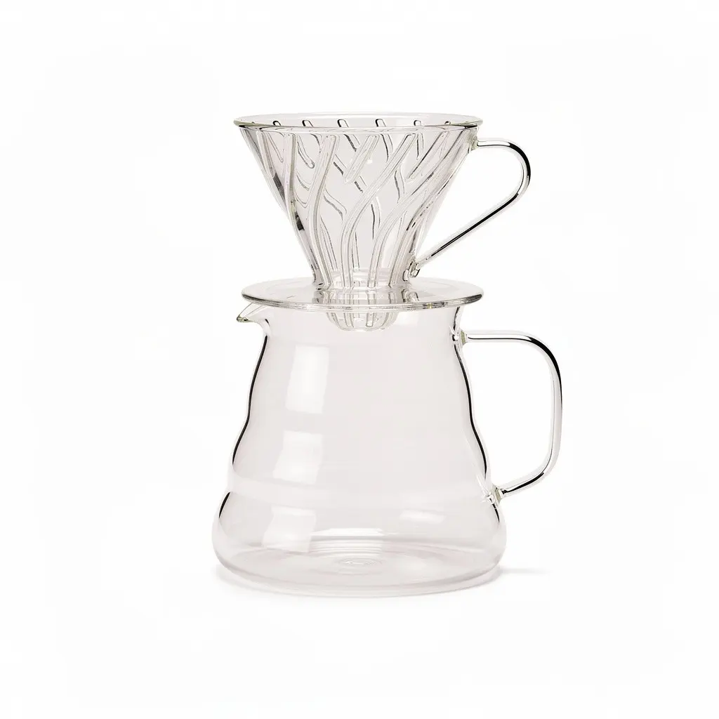 Pour-Over Coffee Kit Glass Wish Drop