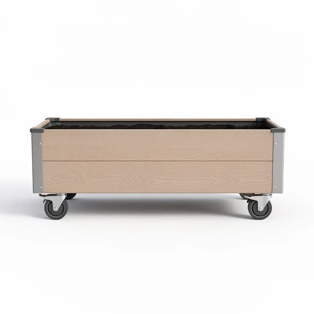 Raised Garden Bed Rolling Wish Drop