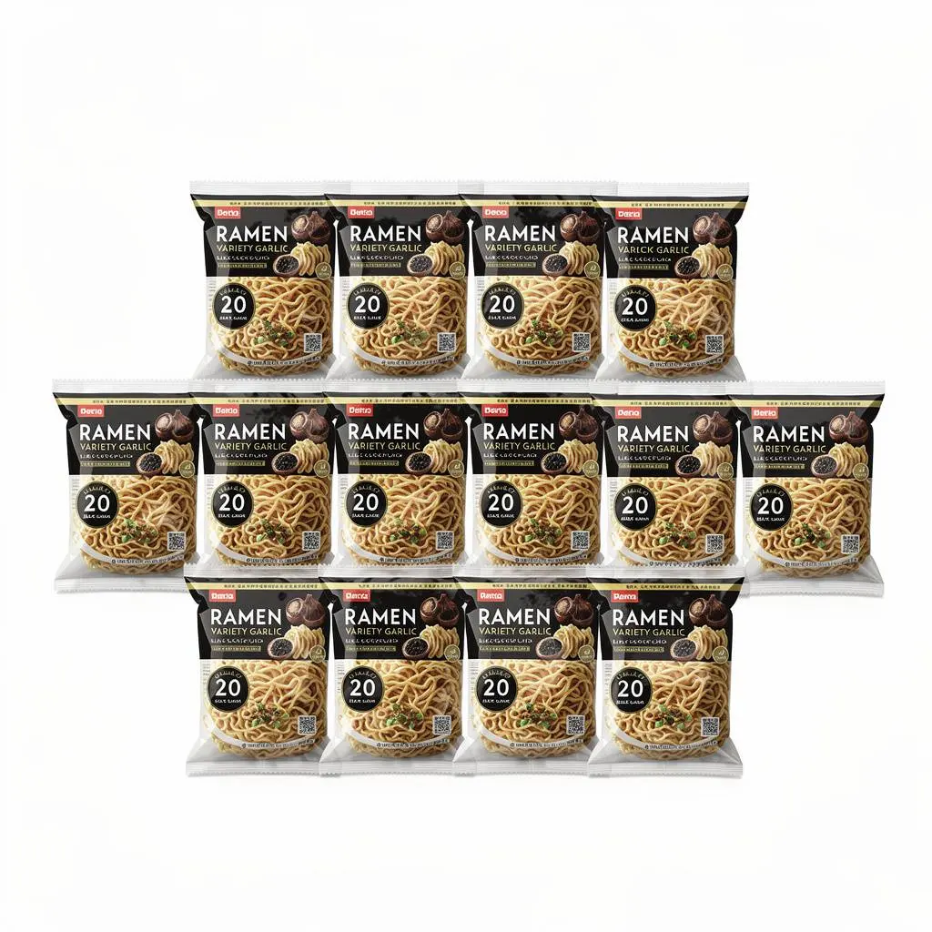 Ramen Variety Pack (20) Black-Garlic Dopamine Variant