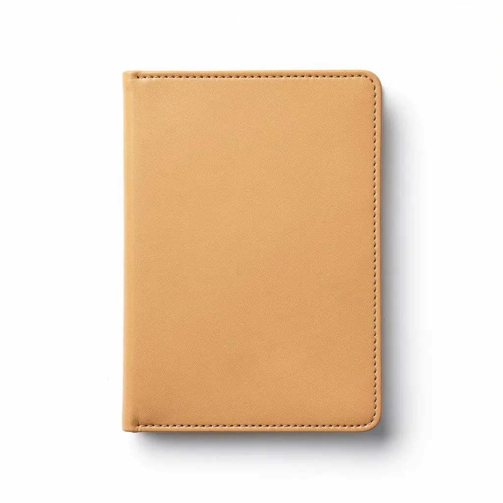 Recipe Journal Blank Leather Dopamine Variant