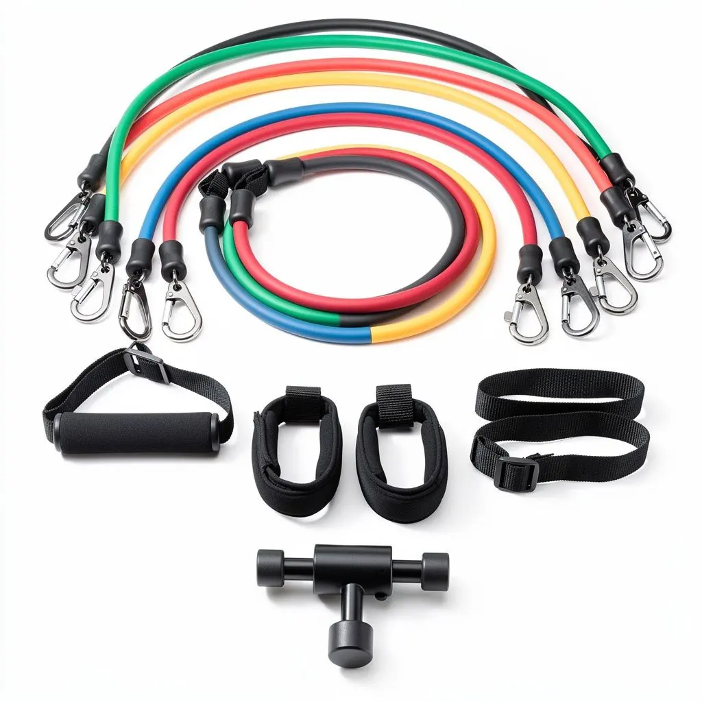 Resistance Bands Set Door-Anchor Dopamine Variant