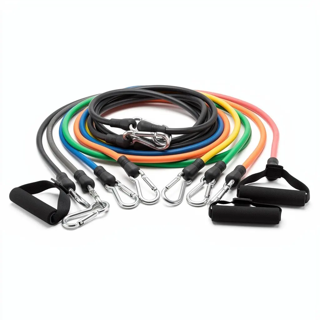 Resistance Bands Set Heavy Cart Theater Cut