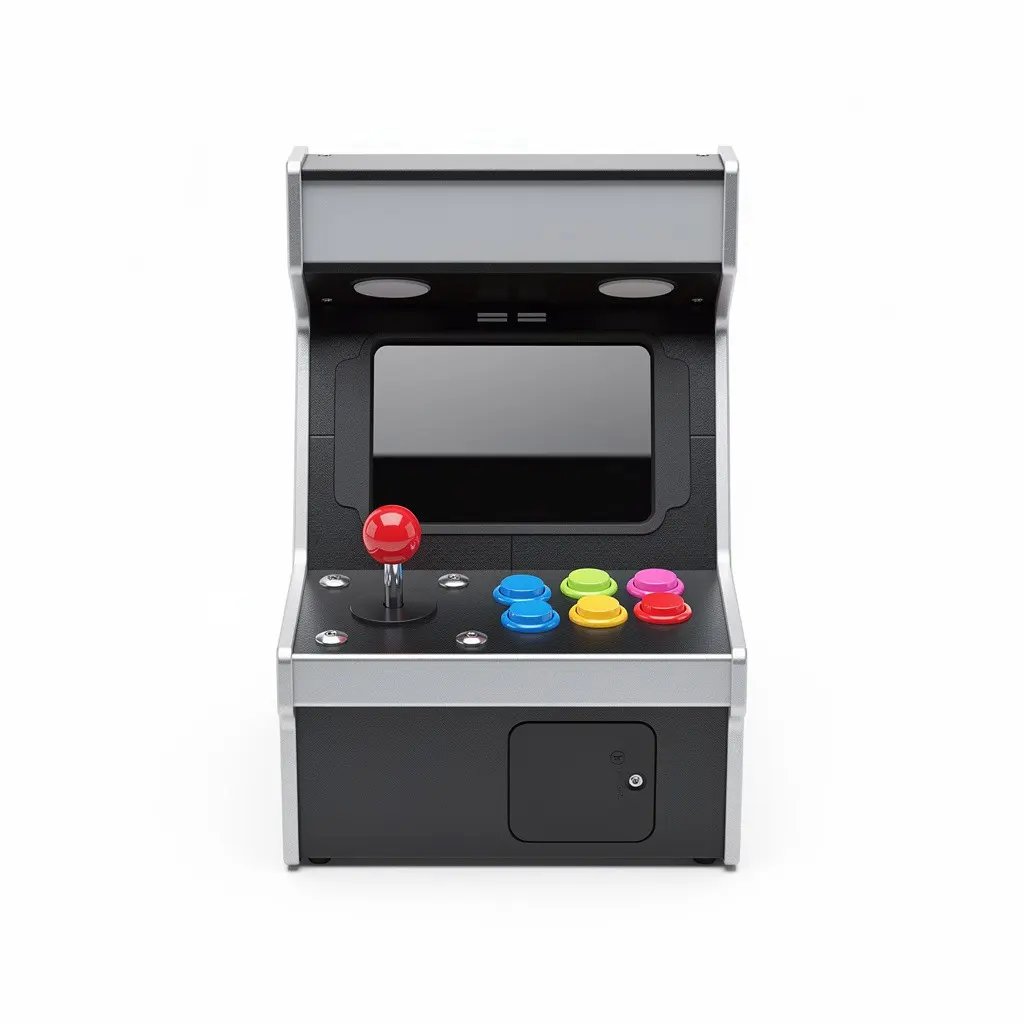 Retro Console Mini Arcade Cart Theater Cut