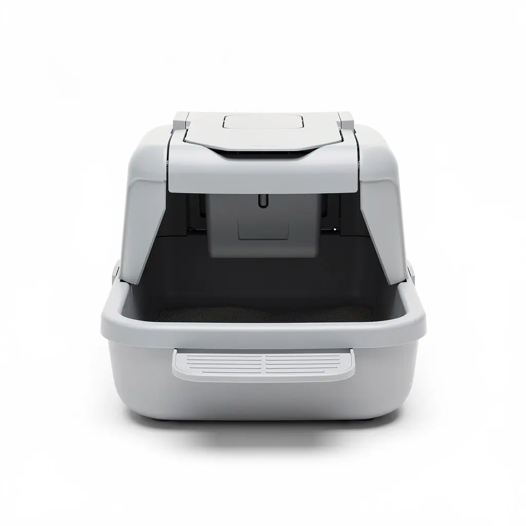 Self-Cleaning Litter Box Large Cart Theater Cut