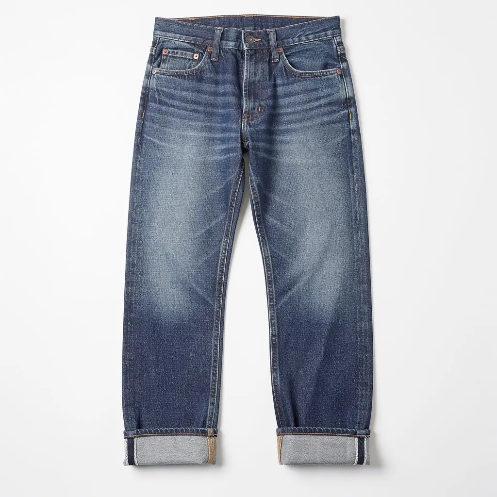 Selvedge Denim Jeans Raw Wish Drop