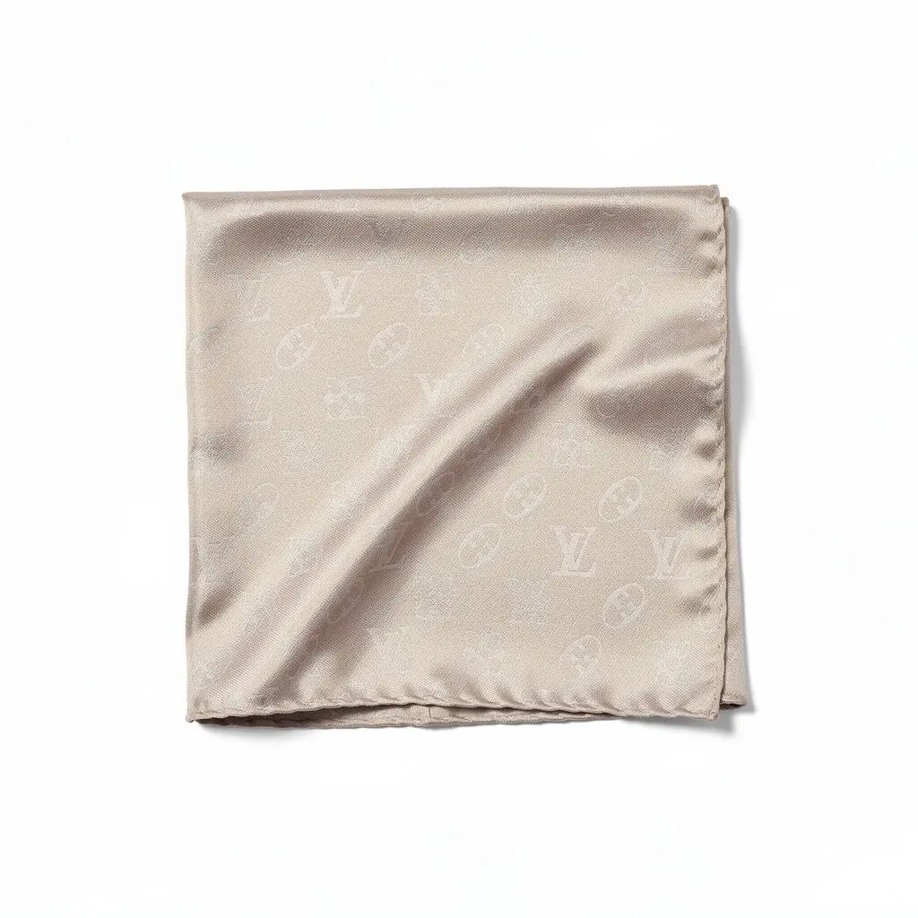 Silk Scarf Monogram Wish Drop