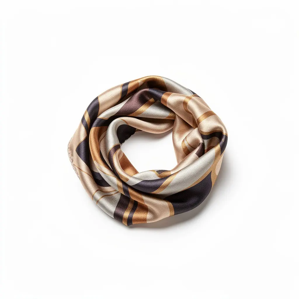Silk Scarf Printed Route-Ready