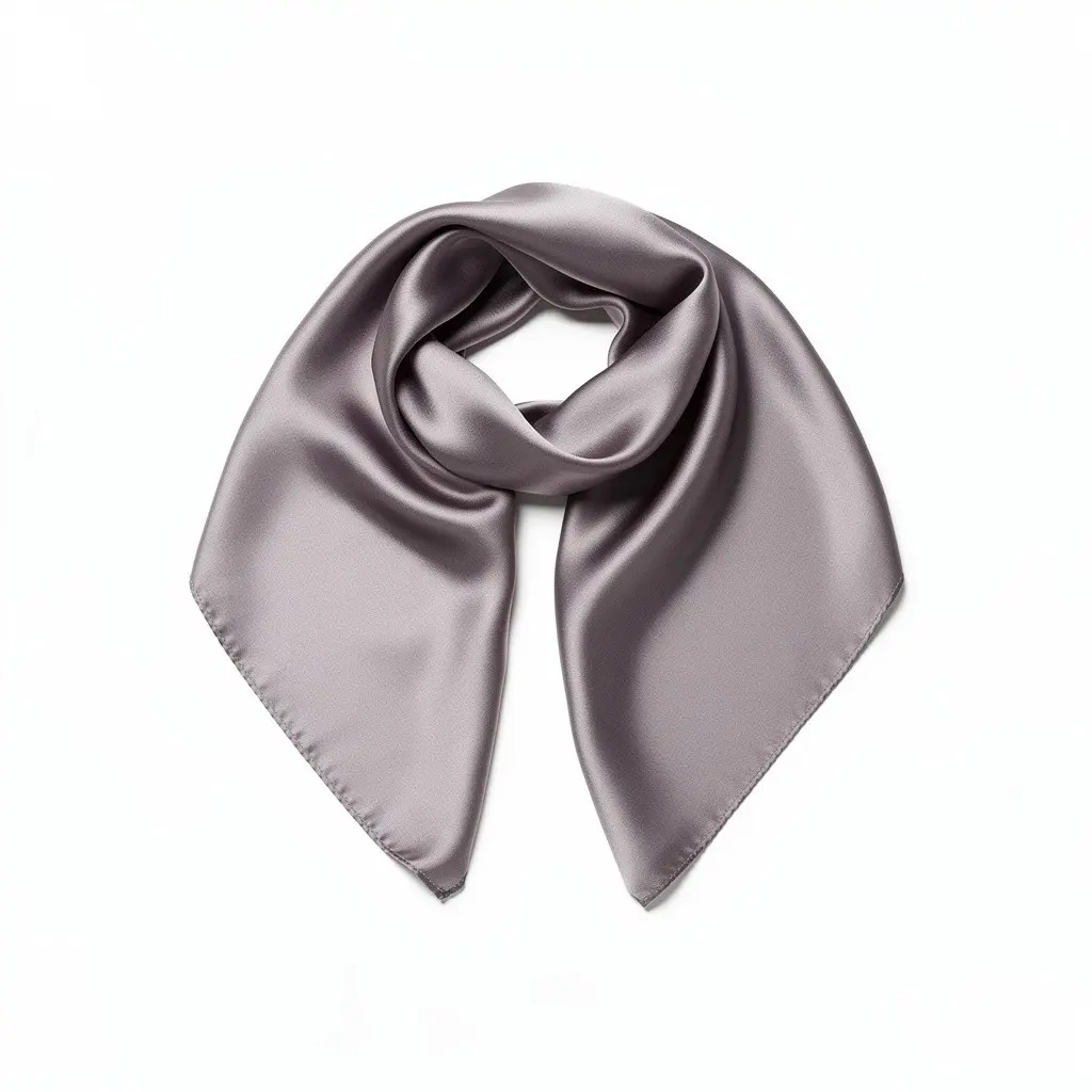 Silk Scarf Solid Cart Theater Cut