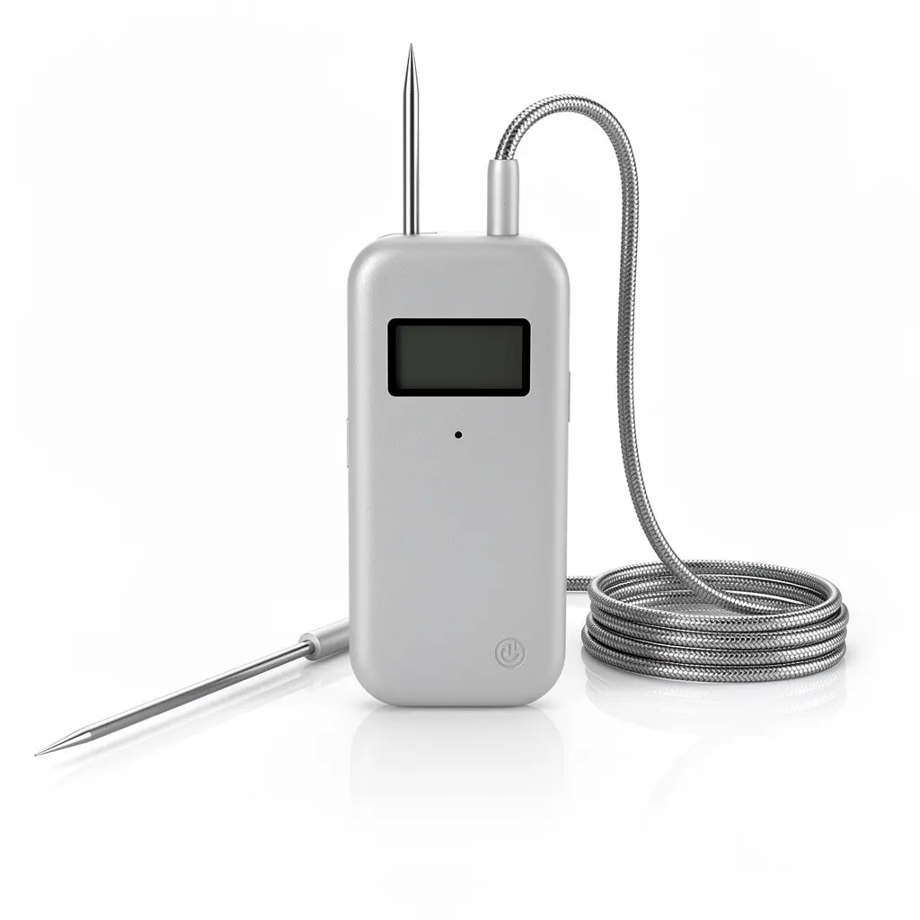 Smart Meat Thermometer Dual-Probe Cart Theater Cut
