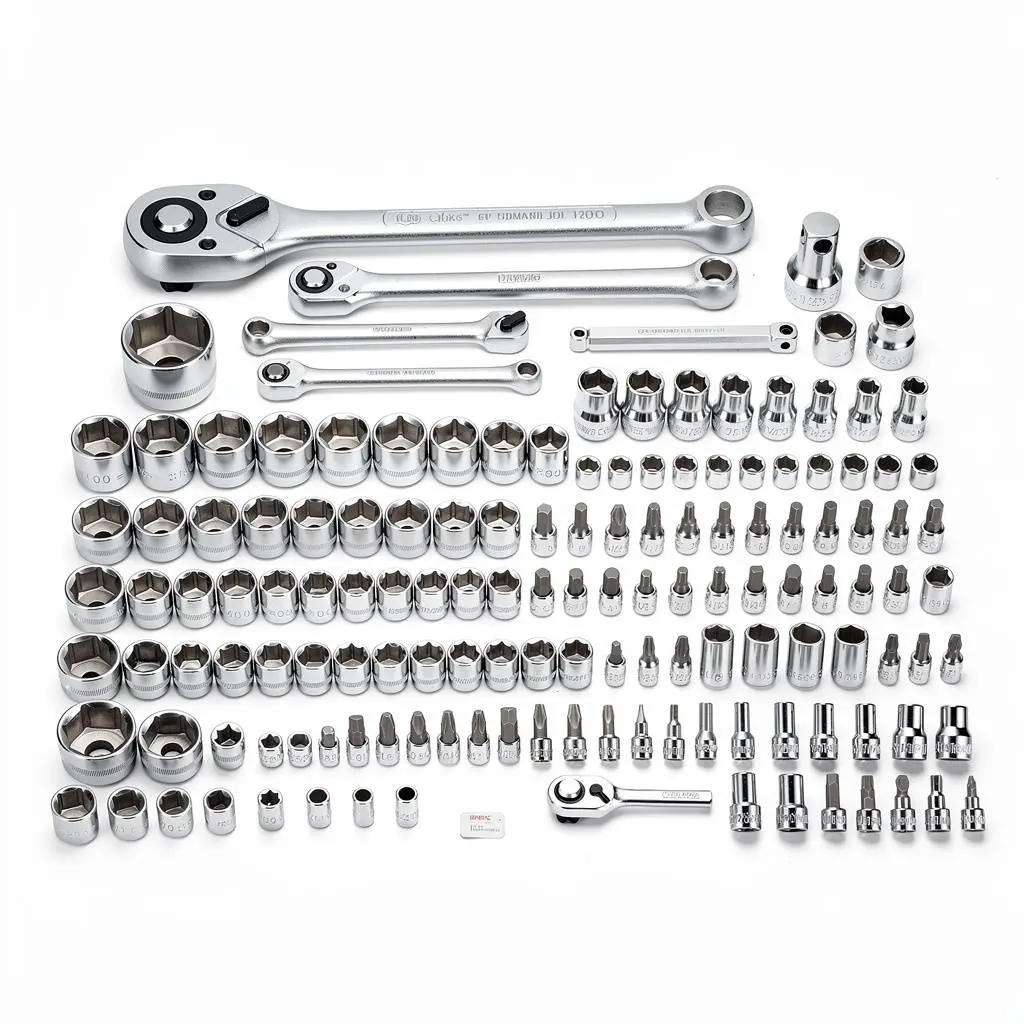 Socket Wrench Set (120pc) Metric Cart Theater Cut