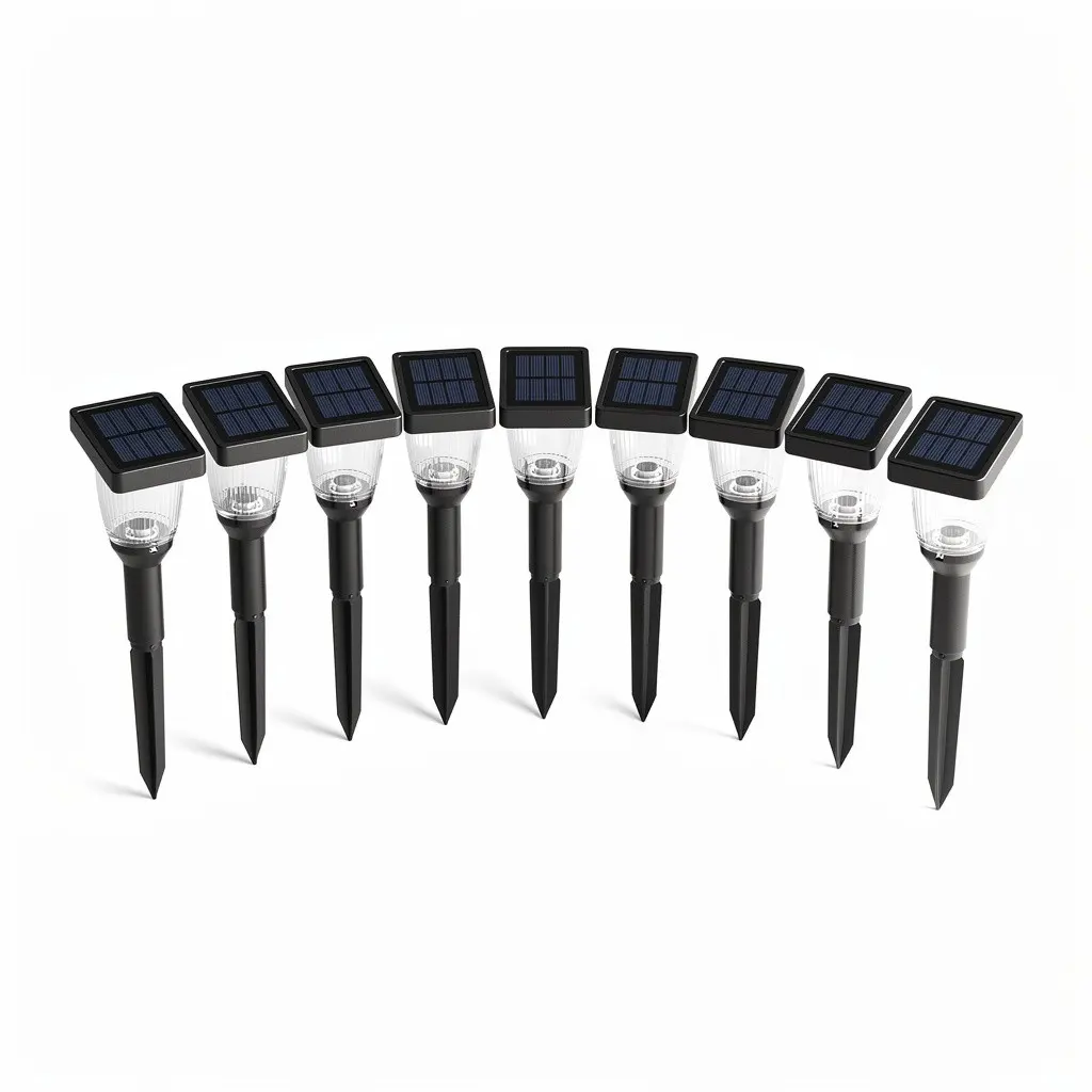 Solar Path Lights (8pk) Bollard Zero-Checkout Edition