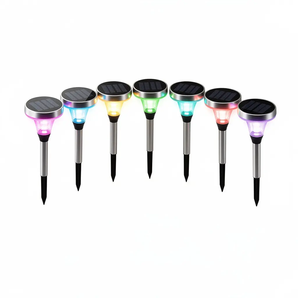 Solar Path Lights (8pk) Color Dopamine Variant