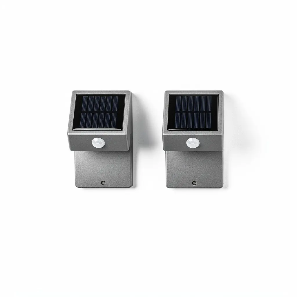 Solar Wall Sconce 2pk Motion Wish Drop