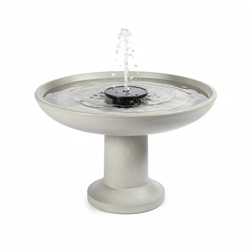Solar Water Fountain Birdbath Zero-Checkout Edition