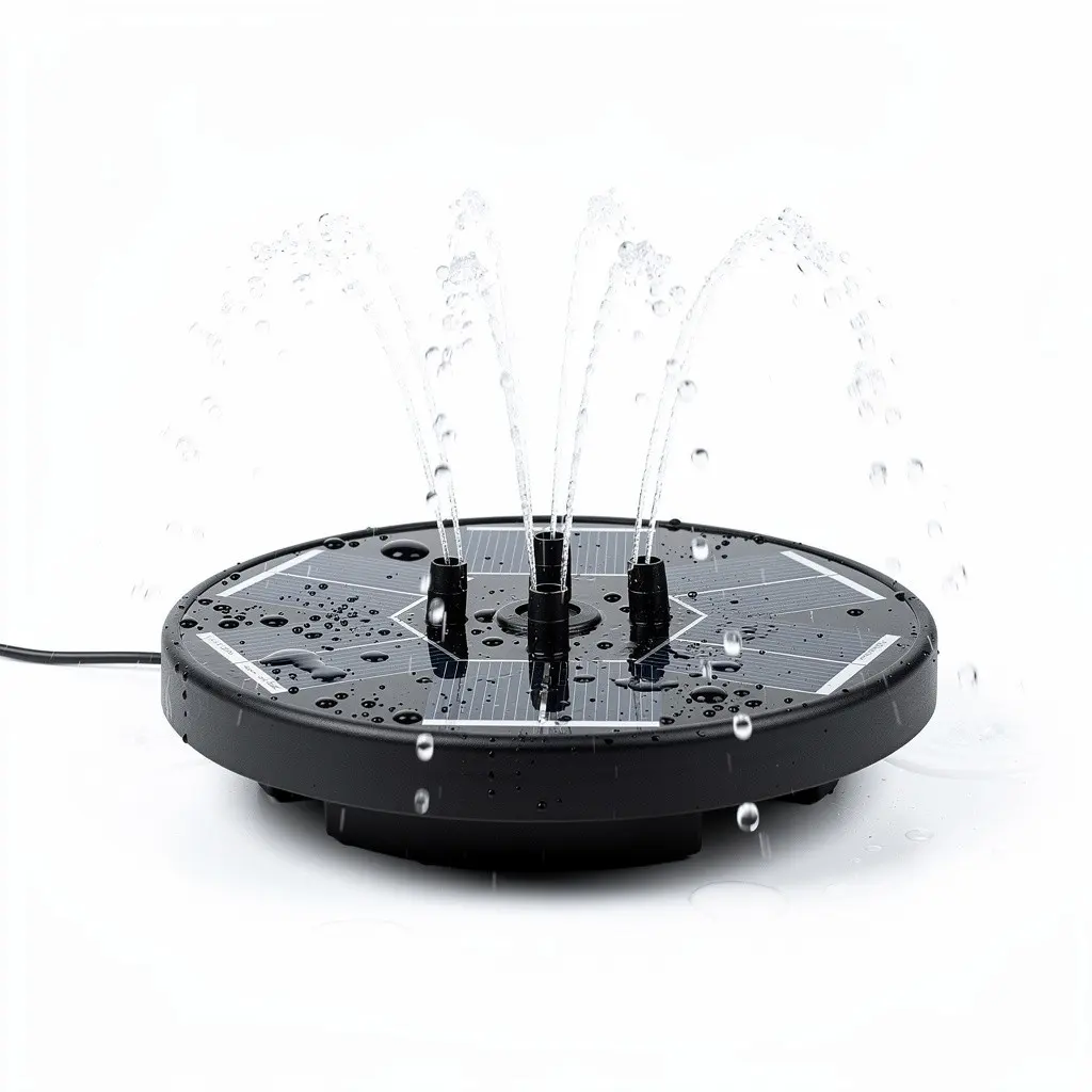 Solar Water Fountain Floating Route-Ready