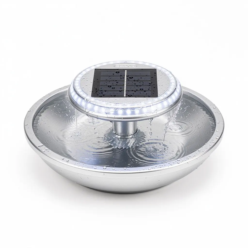 Solar Water Fountain LED Dopamine Variant