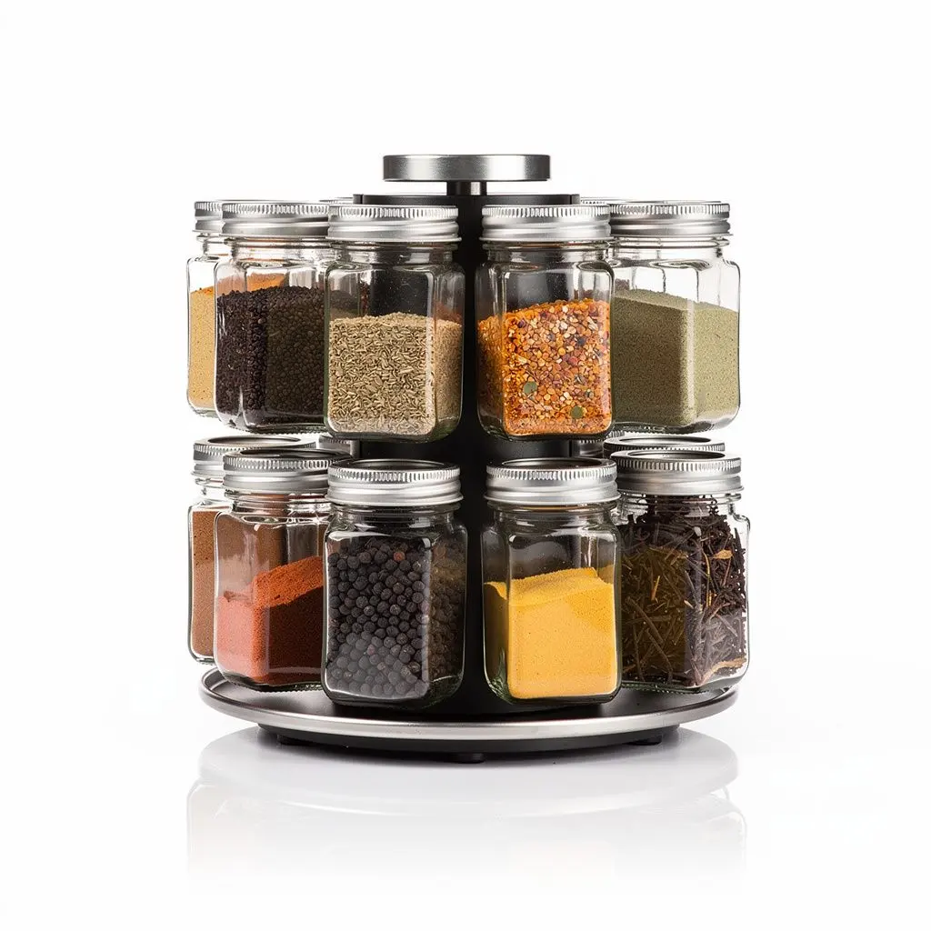 Spice Rack Rotating 20-Jar Wish Drop