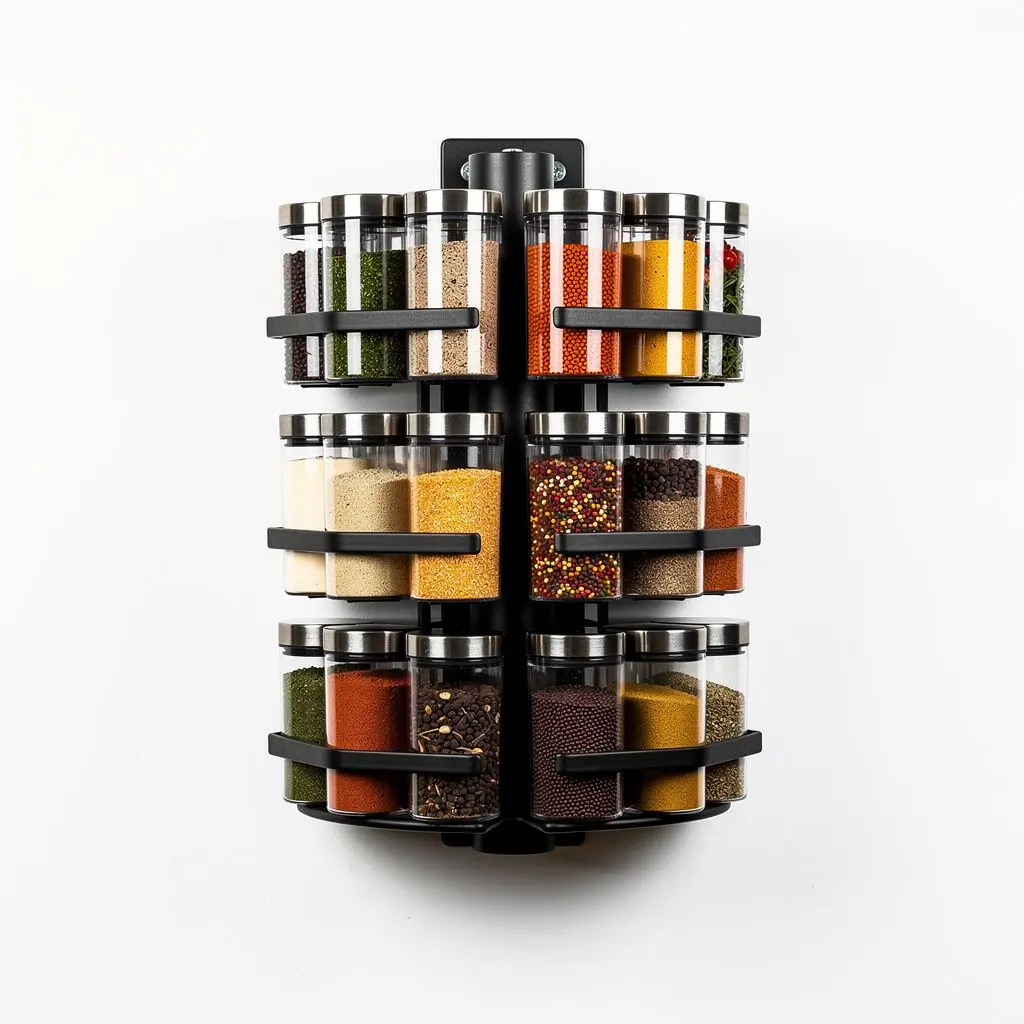 Spice Rack Rotating Wall Zero-Checkout Edition