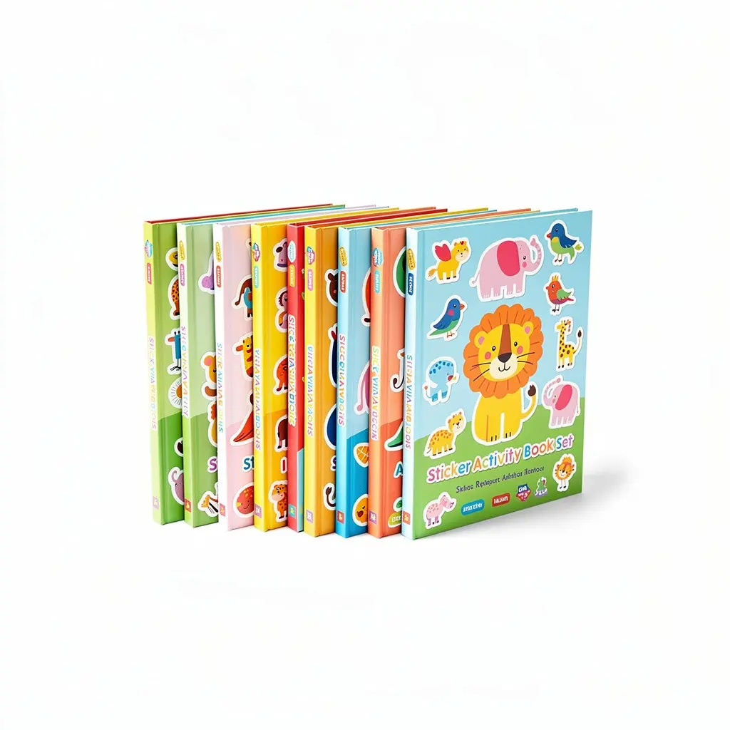 Sticker Activity Book Set Animals Dopamine Variant