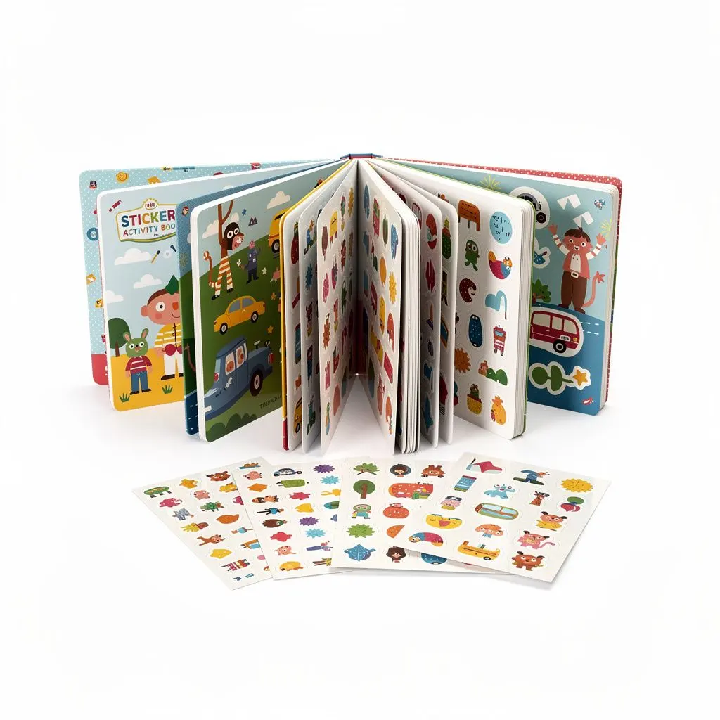 Sticker Activity Book Set Travel Route-Ready
