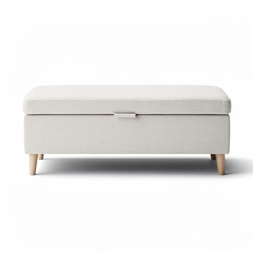 Storage Ottoman Bench Linen Route-Ready