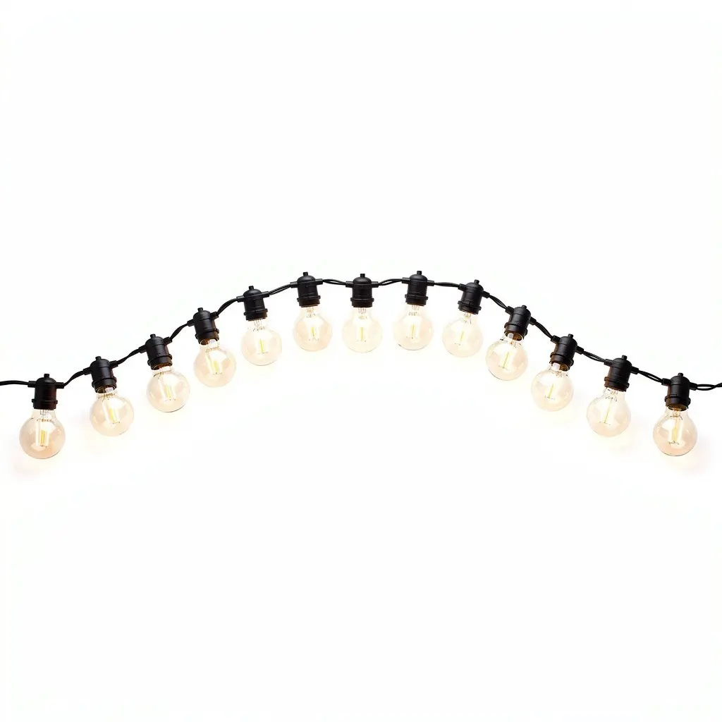 String Patio Lights 48ft Route-Ready
