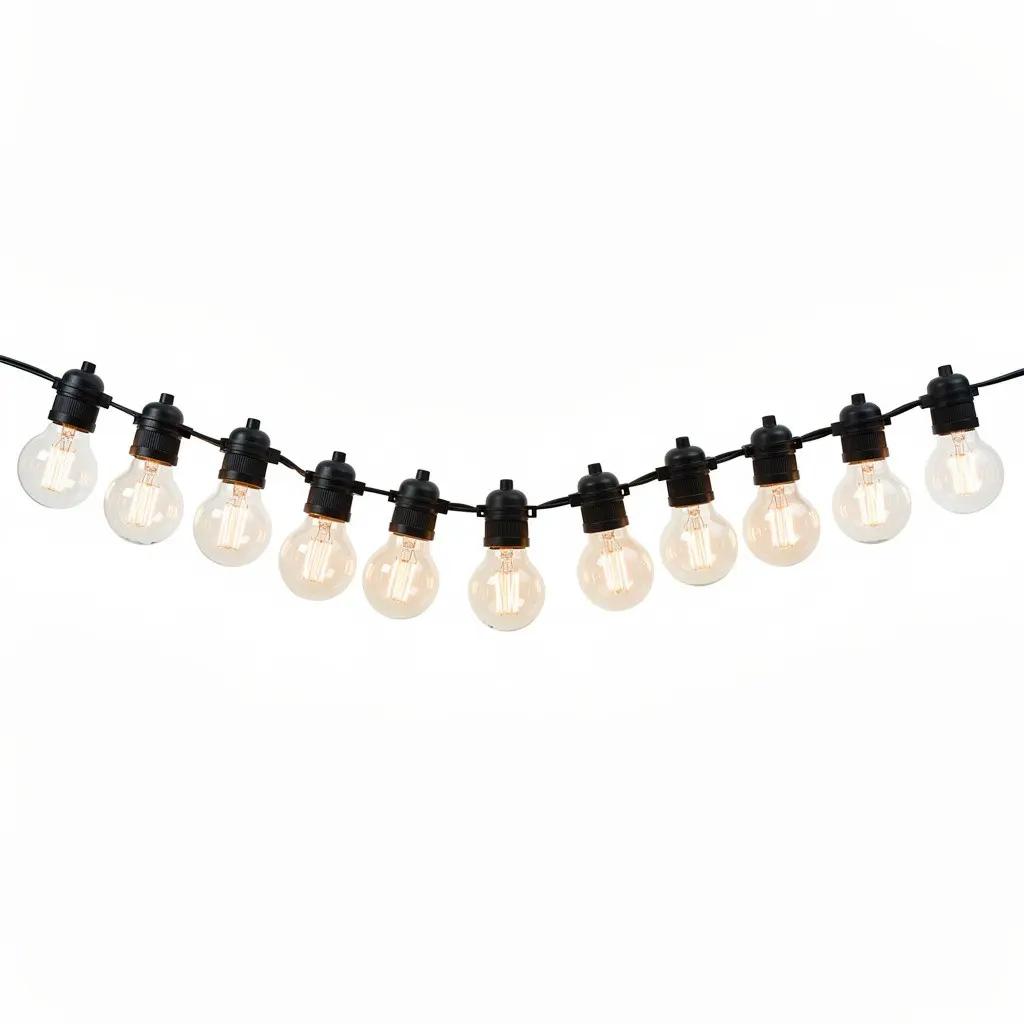 String Patio Lights Color Wish Drop