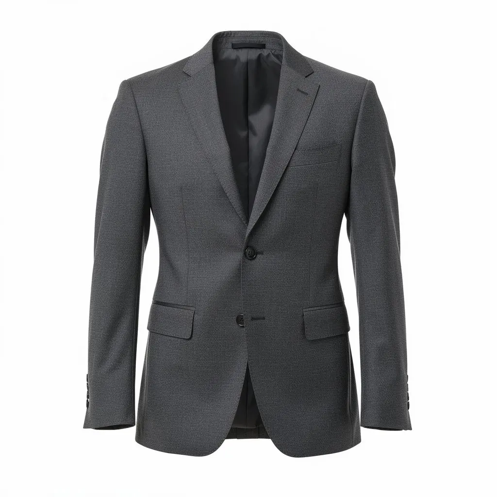 Tailored Blazer Charcoal Cart Theater Cut