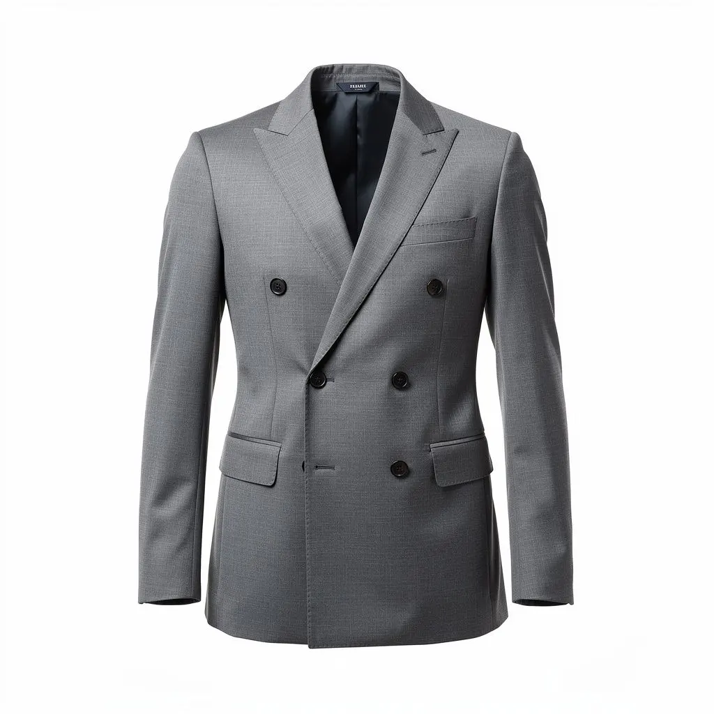 Tailored Blazer Double-Breasted Wish Drop