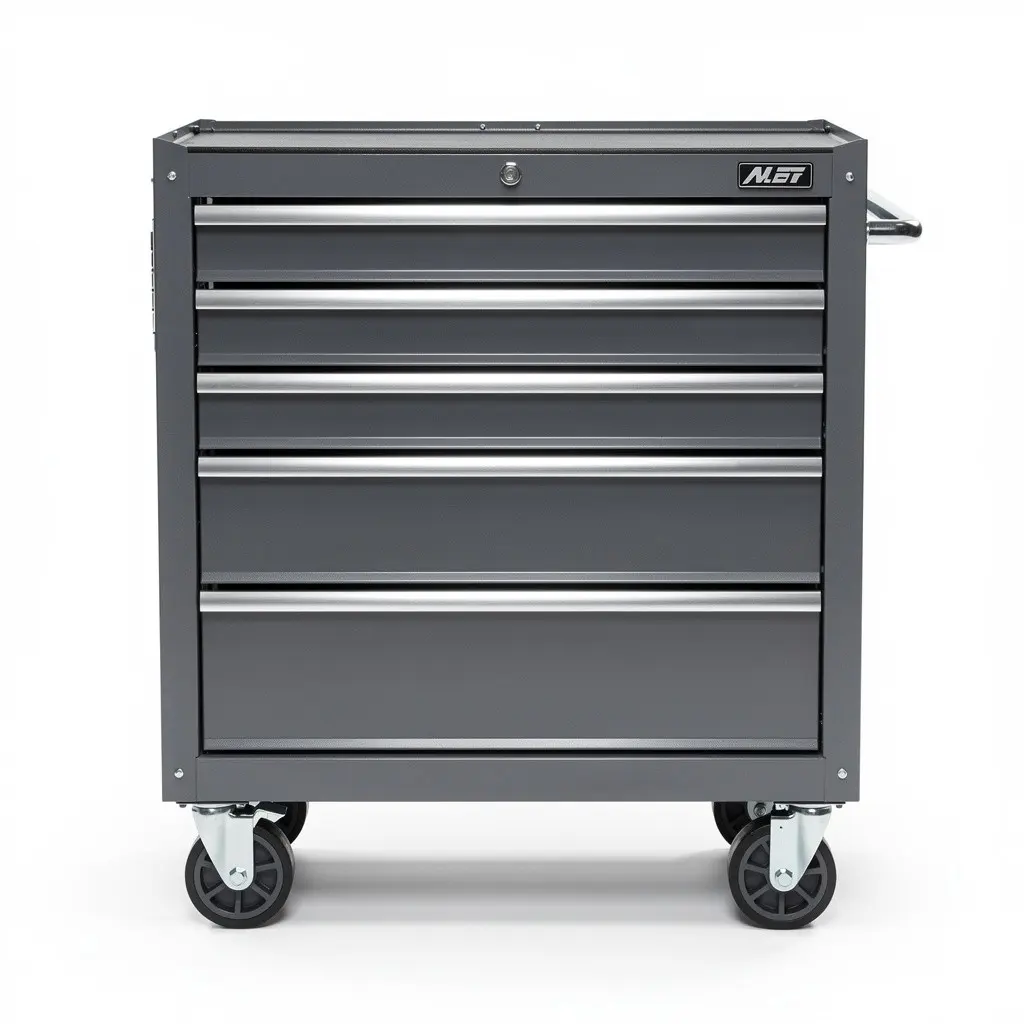 Tool Chest Rolling 5-Drawer Cart Theater Cut