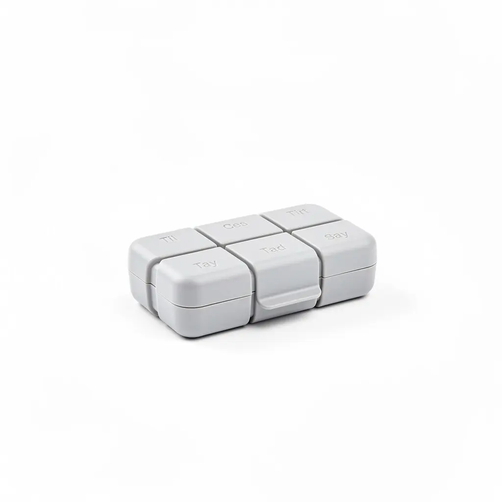 Travel Pill Organizer Daily Zero-Checkout Edition