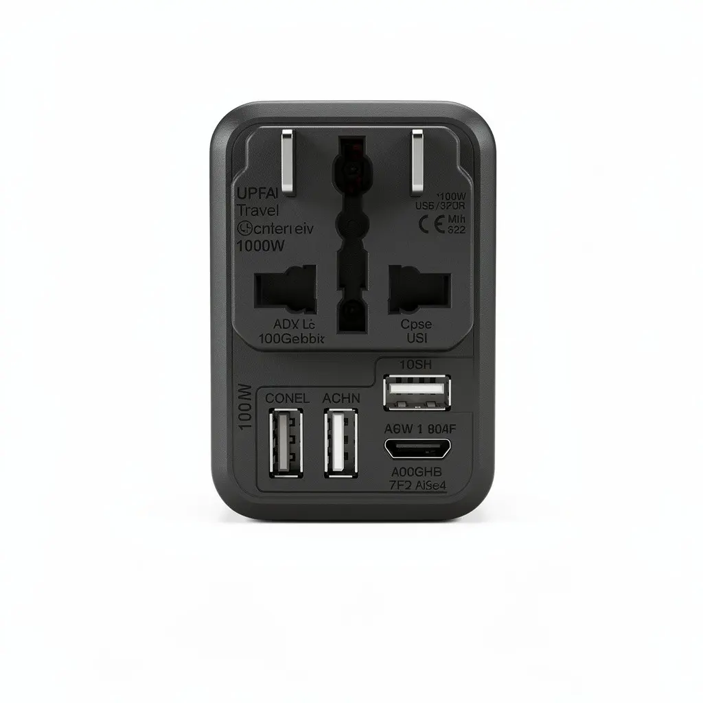 Universal Travel Adapter 100W Cart Theater Cut