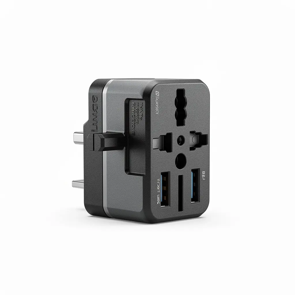 Universal Travel Adapter Compact Dopamine Variant