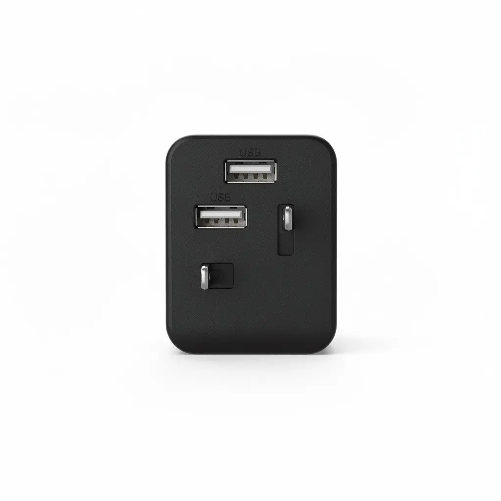 Universal Travel Adapter Dual Wish Drop