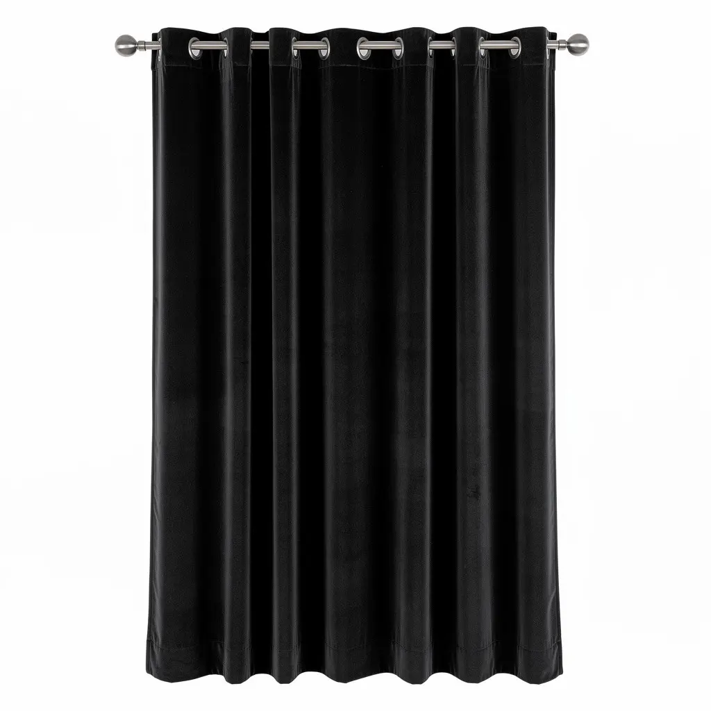 Velvet Curtain Set Blackout Cart Theater Cut