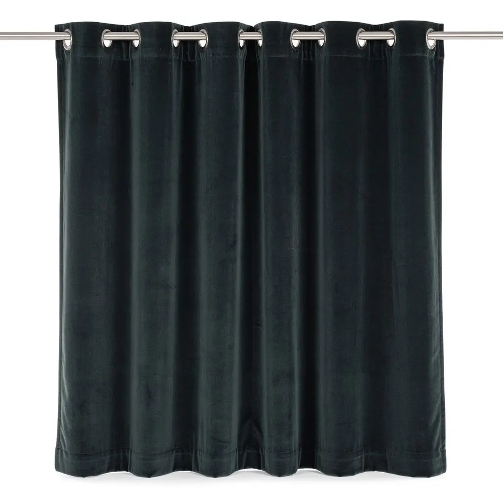 Velvet Curtain Set Grommet Wish Drop