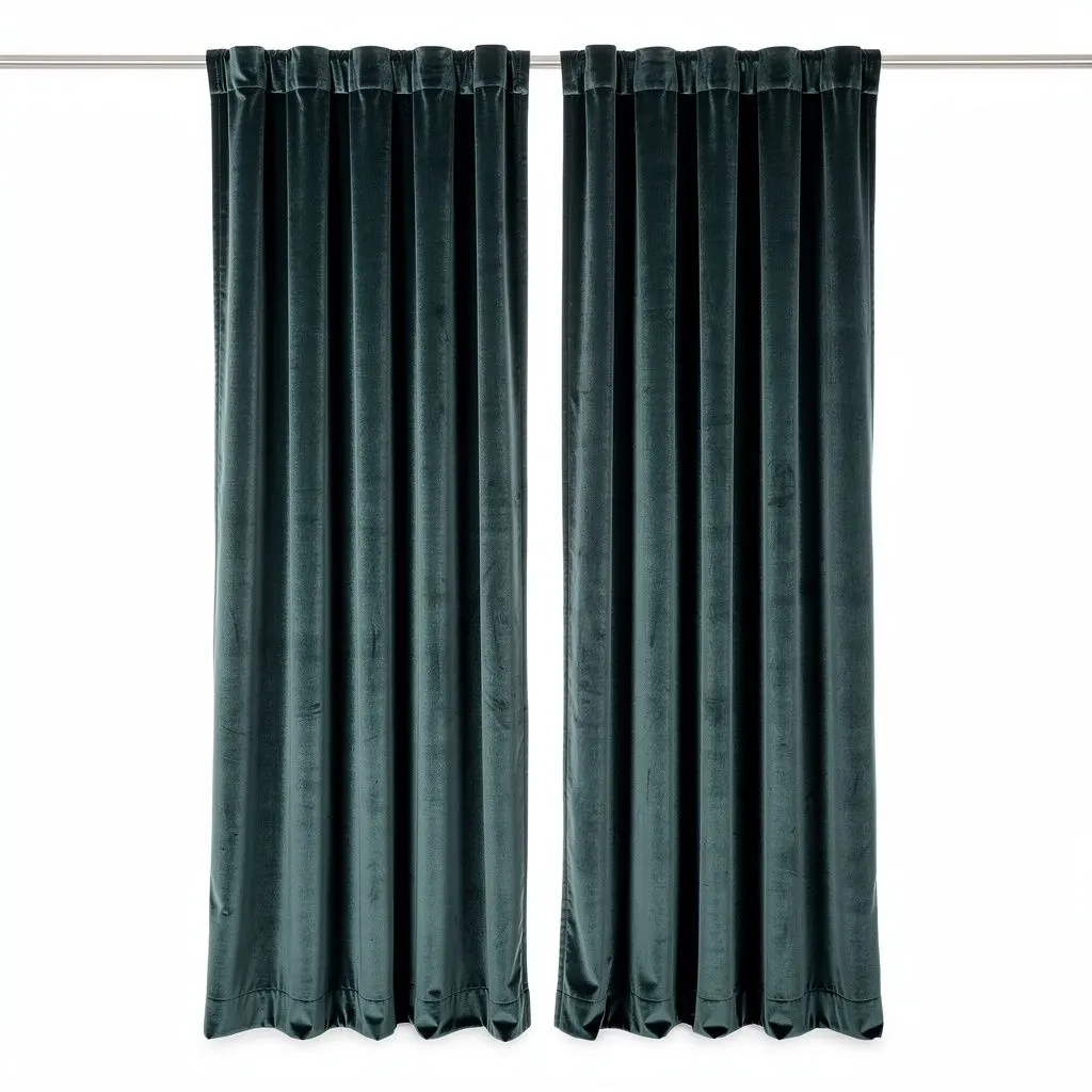 Velvet Curtain Set Thermal Zero-Checkout Edition