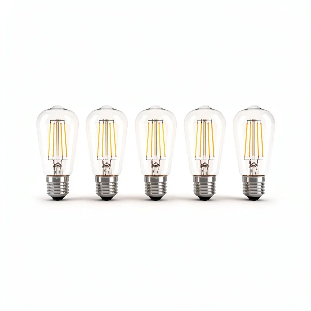 Vintage Edison Bulbs 6pk Dimmable Wish Drop